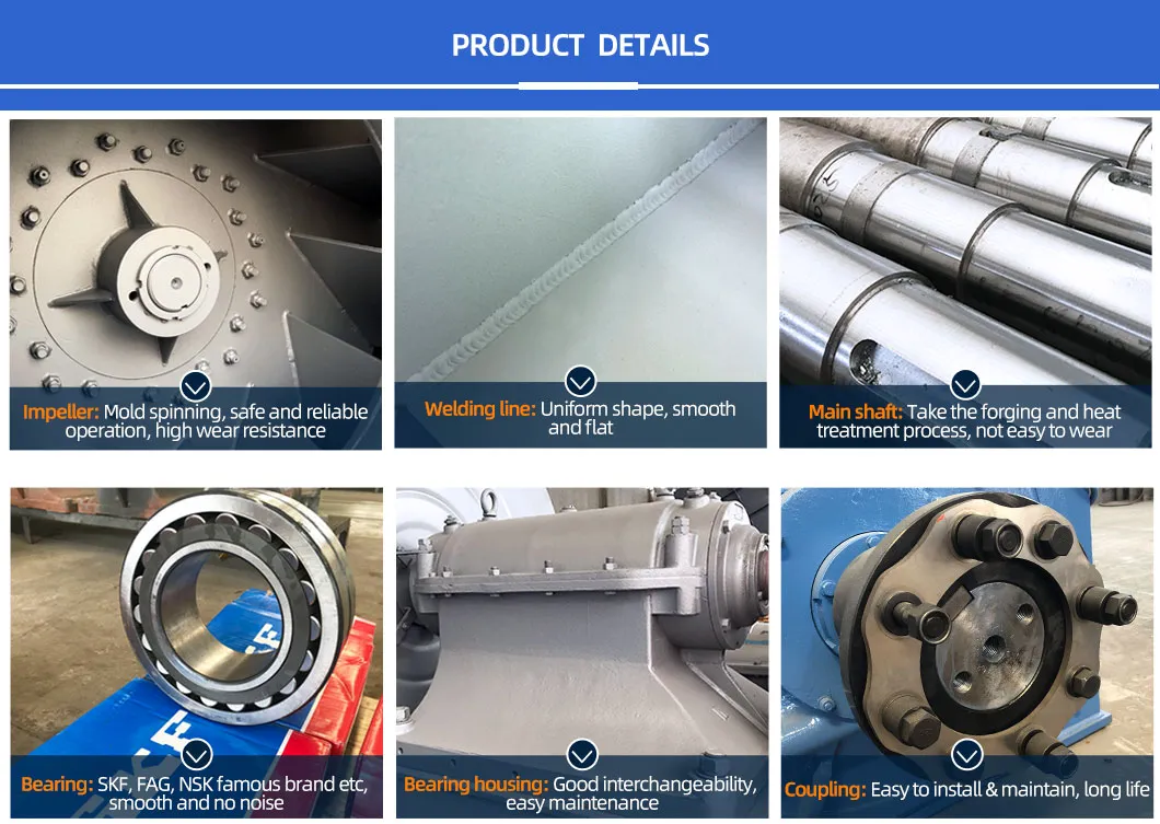 5-12 serisi elektrik ark ocağı egzoz arıtma santrifüj fanı cebri çekme fanı 1