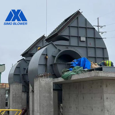 Yüksek Hızlı Büyük Ağır Hizmet Santrifüj Fanları Karbon Çelik